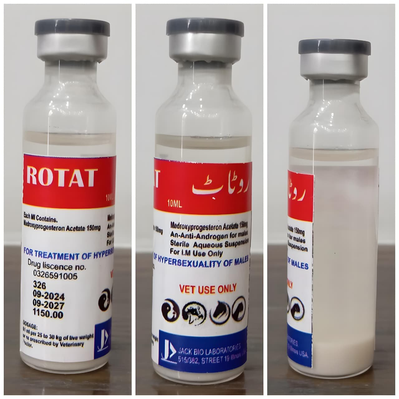 Rotat 150mg veterinary hormone injection for livestock